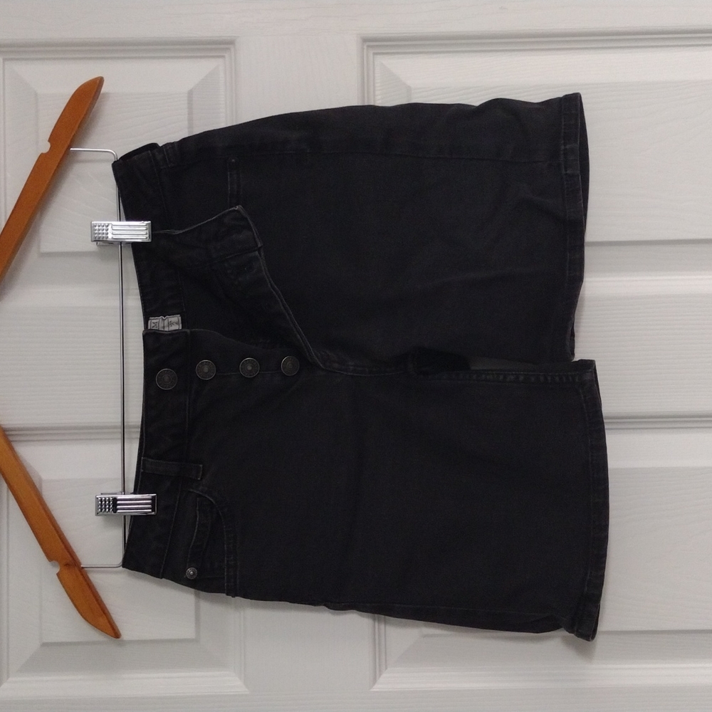 High Waisted Button Fly Shorts